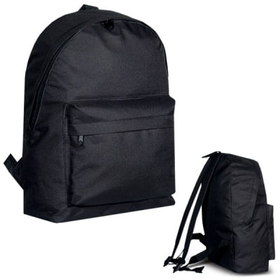 Σχολική τσάντα 2327B τύπου polo μαύρη