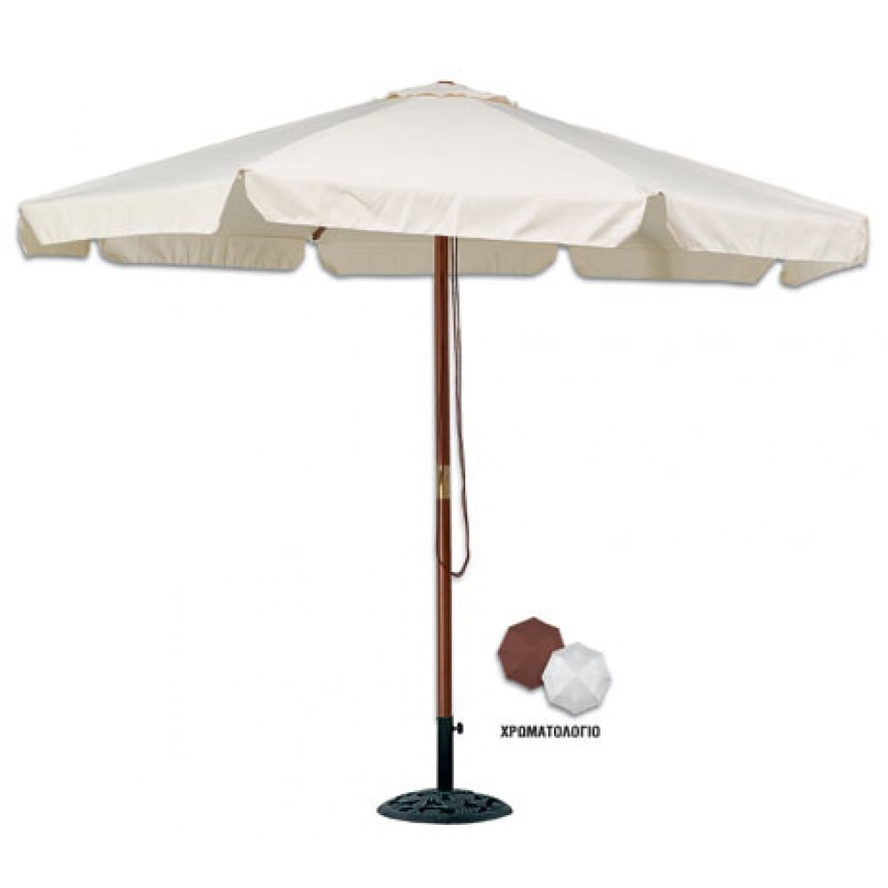 Ξύλινη τρίμετρη ομπρέλα